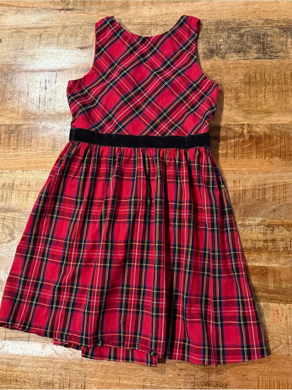 Crewcuts by J.Crew Girls' Holiday Tartan Plaid Dress Size 8